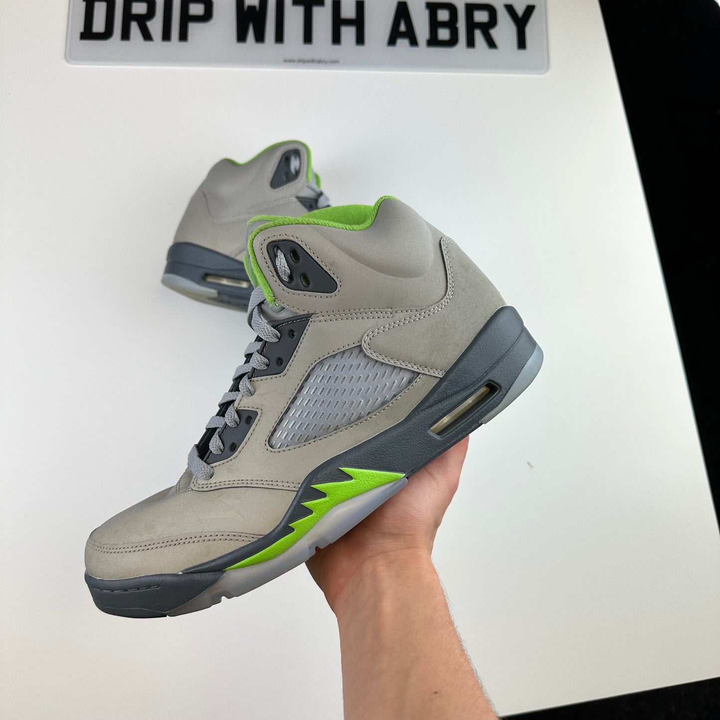 Jordan 5 green bean